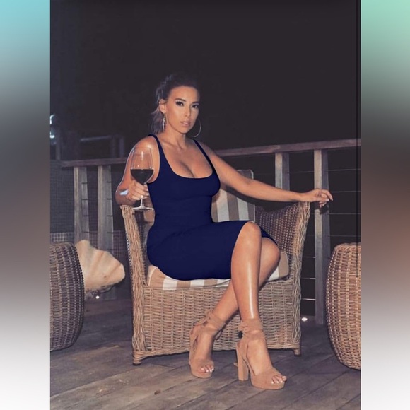 Sexy Bodycon Tank Dress Sleeveless 
8058 - Picture 6 of 7